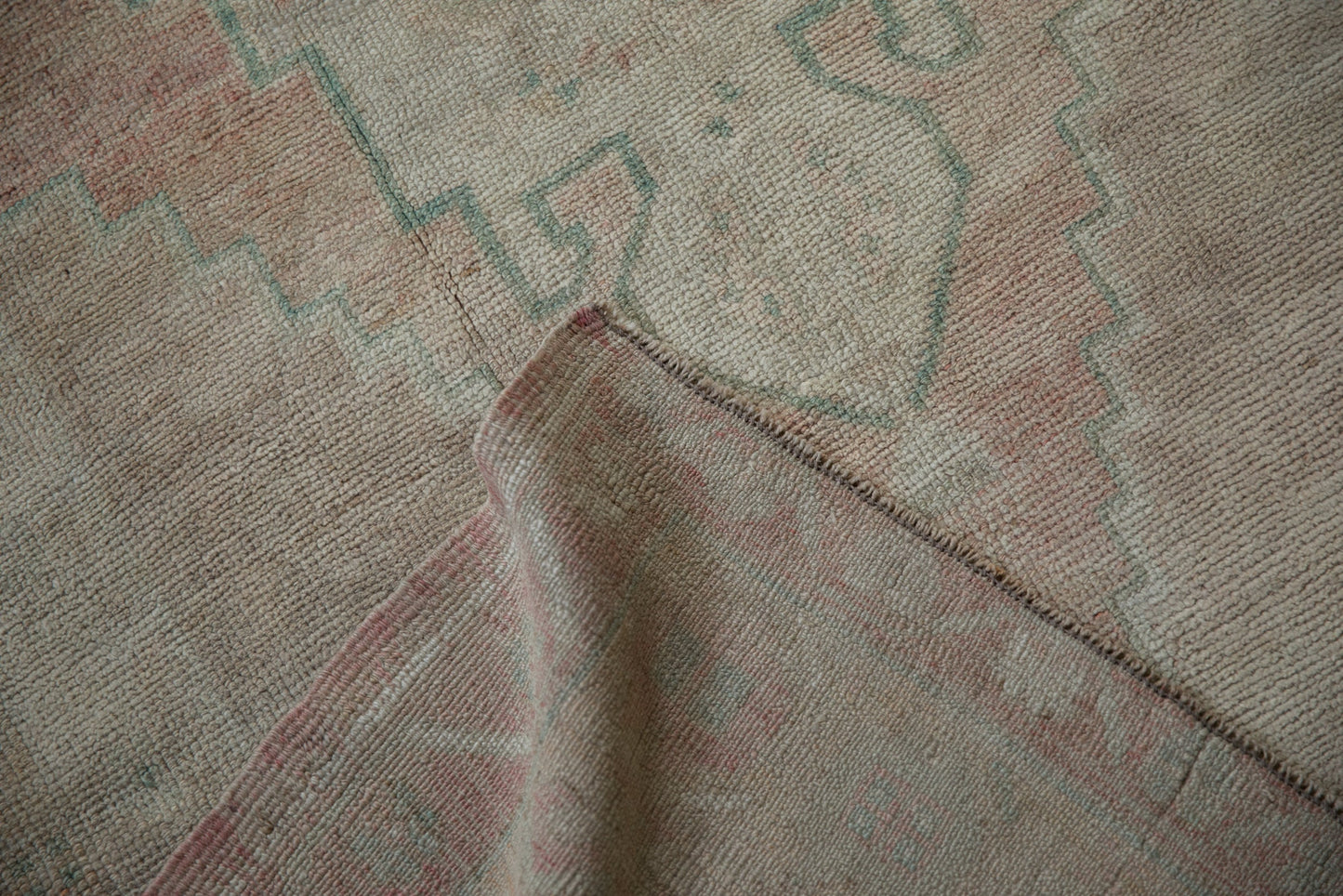 4x7.5 Vintage Distressed Oushak Rug