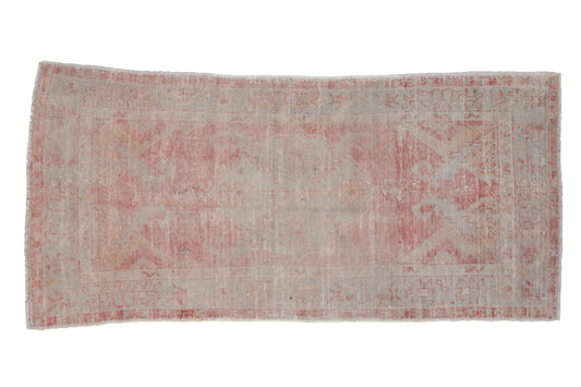 2.5x5.5 Vintage Distressed Oushak Rug Runner