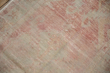 2.5x5.5 Vintage Distressed Oushak Rug Runner