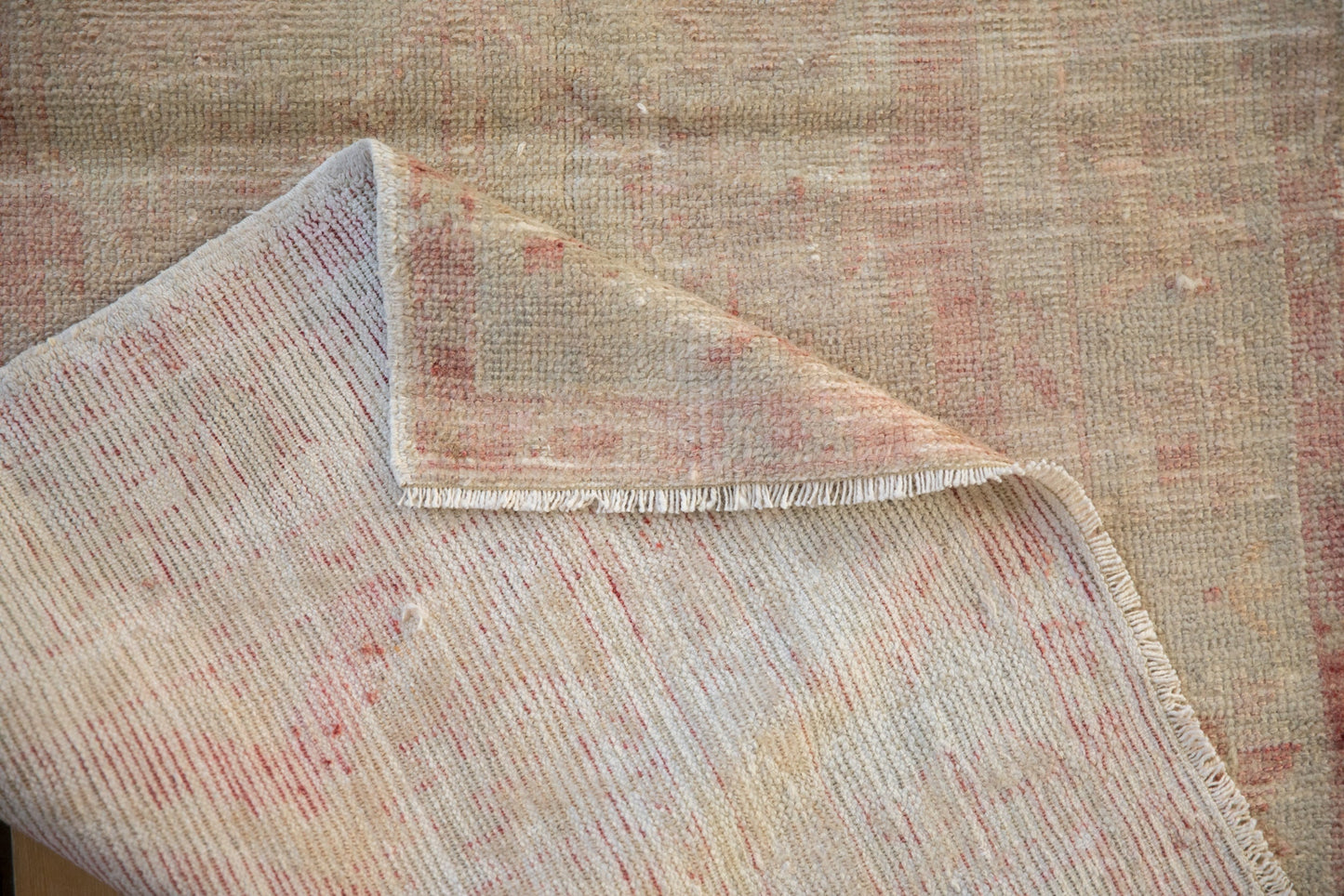 2.5x5.5 Vintage Distressed Oushak Rug Runner