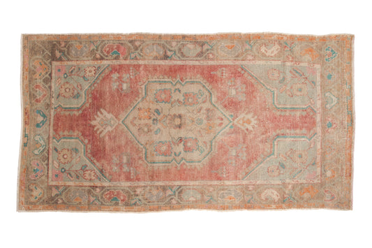 3.5x6.5 Vintage Distressed Oushak Rug