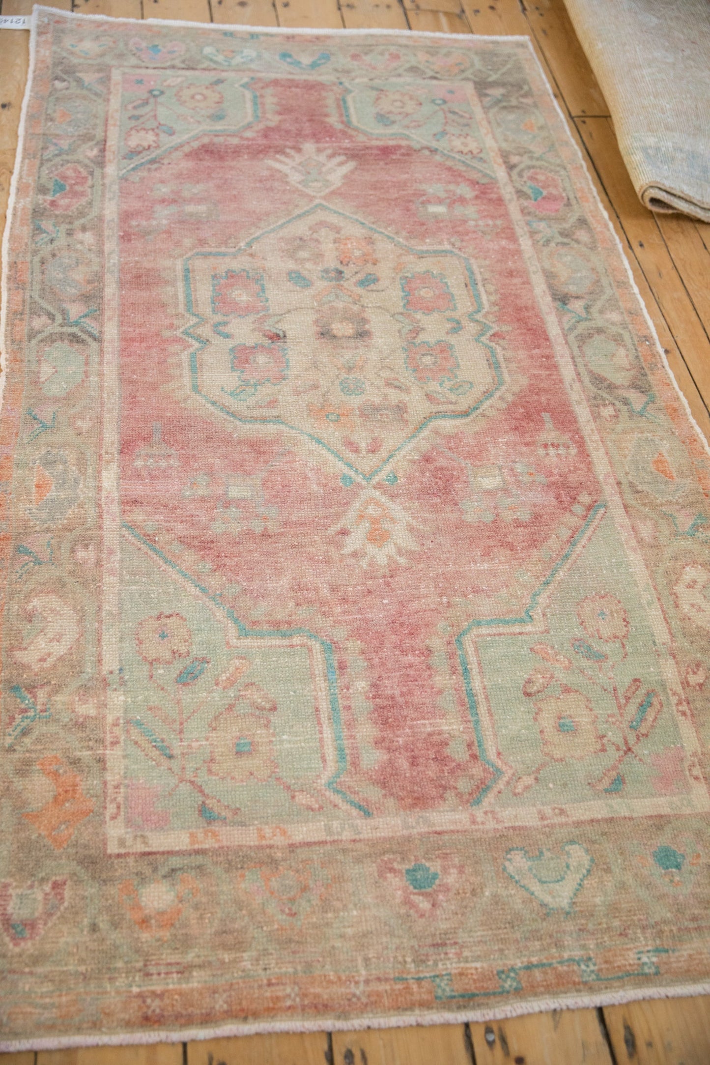 3.5x6.5 Vintage Distressed Oushak Rug