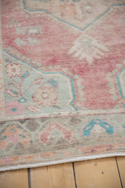 3.5x6.5 Vintage Distressed Oushak Rug