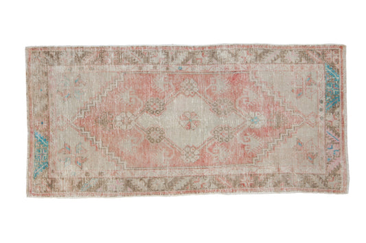 2.5x5.5 Vintage Distressed Oushak Rug Runner