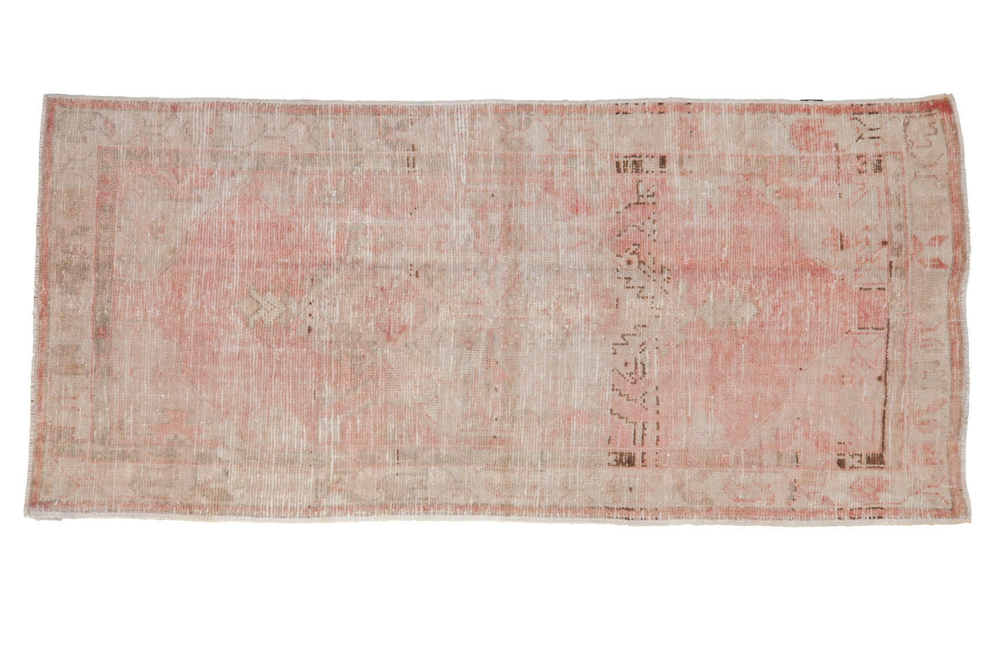 2.5x5.5 Vintage Distressed Oushak Rug Runner