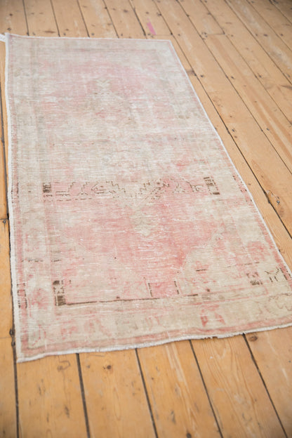 2.5x5.5 Vintage Distressed Oushak Rug Runner