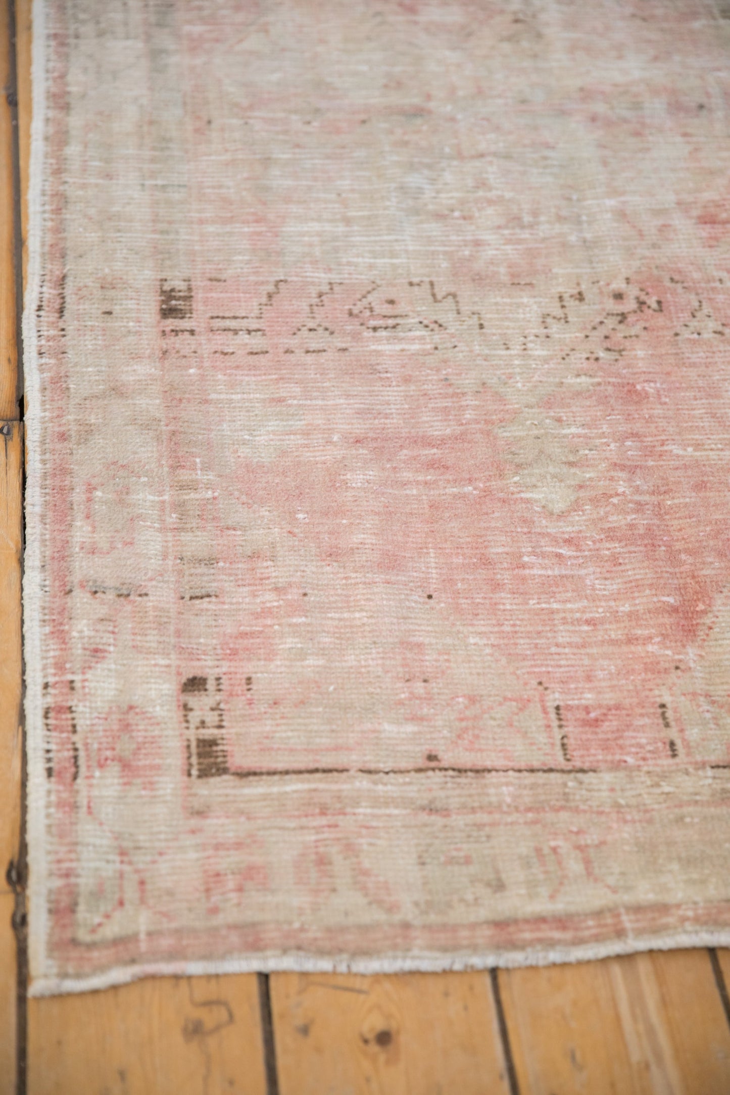 2.5x5.5 Vintage Distressed Oushak Rug Runner