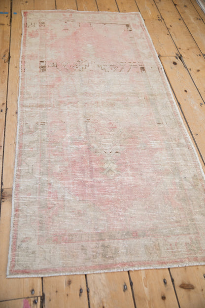 2.5x5.5 Vintage Distressed Oushak Rug Runner