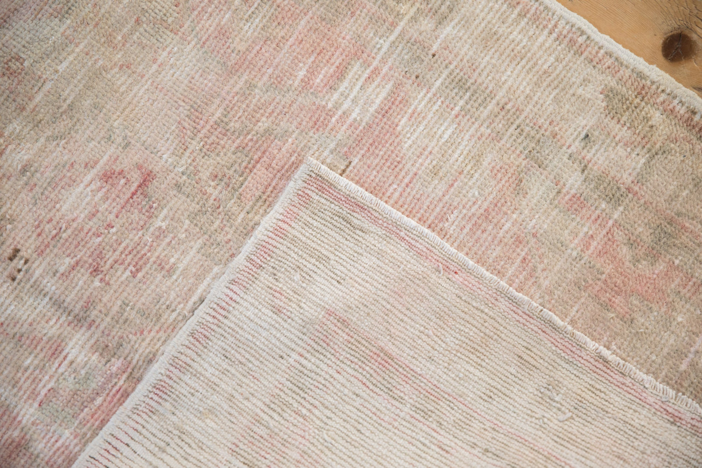 2.5x5.5 Vintage Distressed Oushak Rug Runner