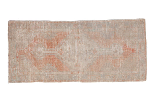 2.5x5.5 Vintage Distressed Oushak Rug Runner