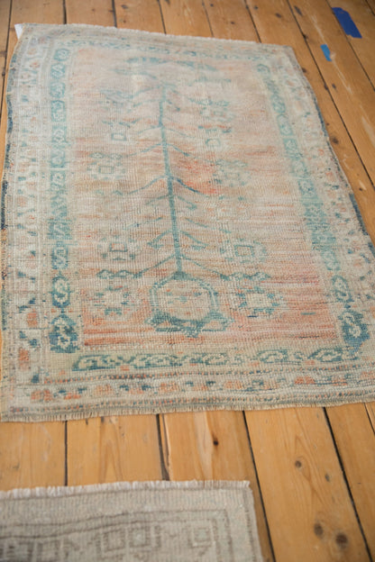 2.5x3.5 Vintage Distressed Oushak Rug