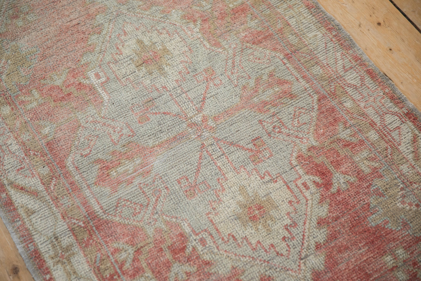 2.5x5 Vintage Distressed Oushak Rug Runner