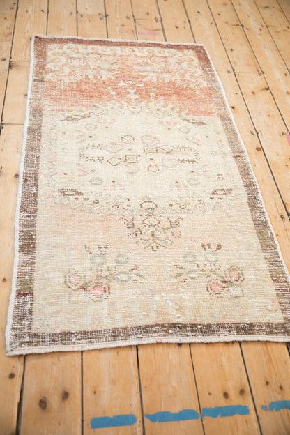 2.5x5 Vintage Distressed Oushak Rug Runner