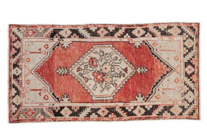 2.5x5 Vintage Distressed Oushak Rug Runner
