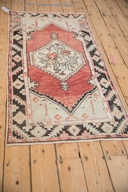 2.5x5 Vintage Distressed Oushak Rug Runner