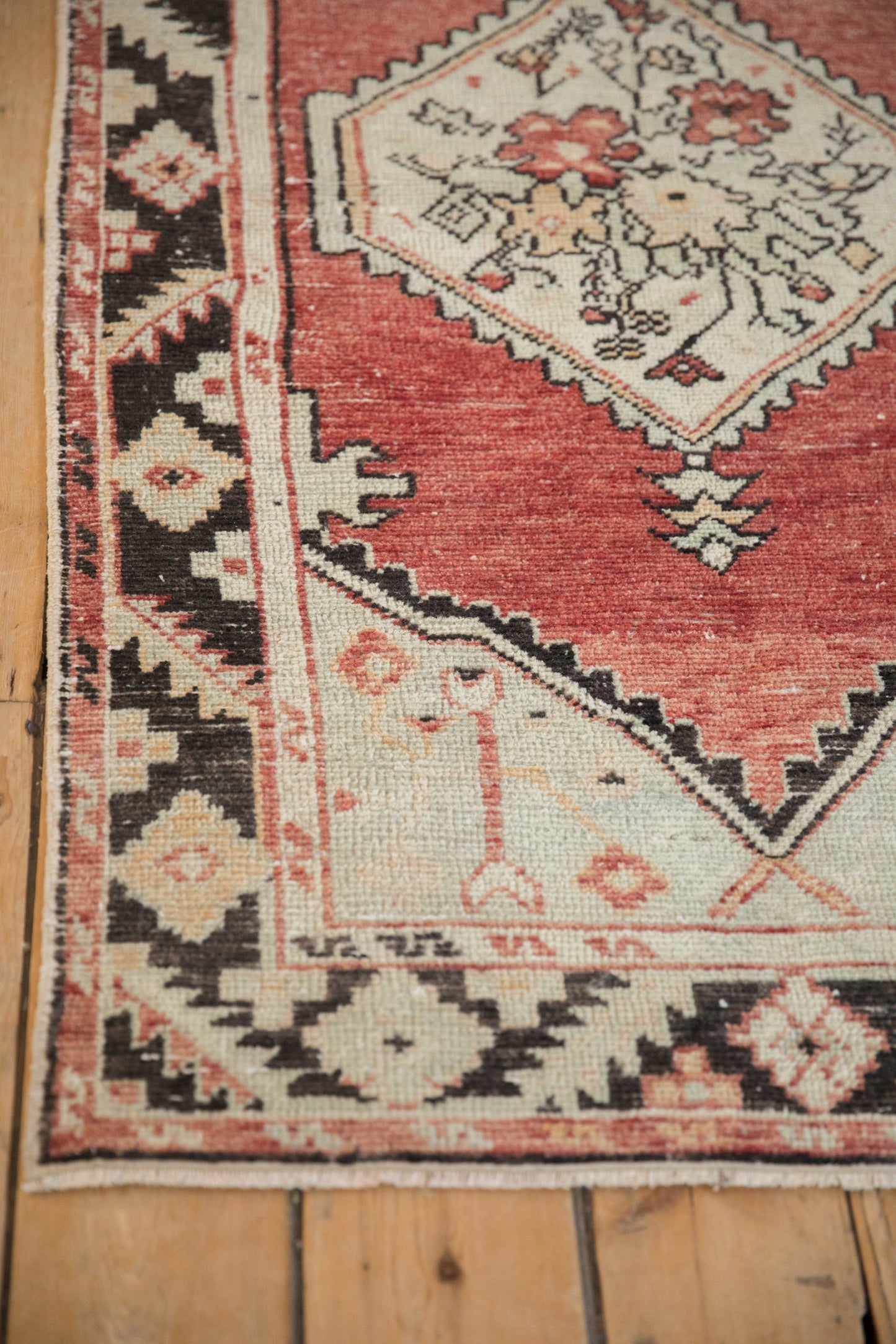 2.5x5 Vintage Distressed Oushak Rug Runner