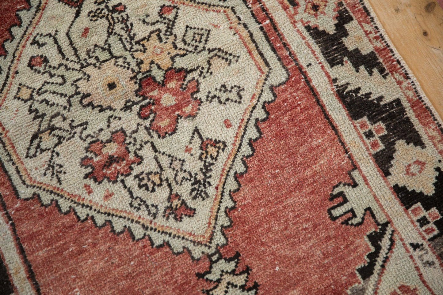 2.5x5 Vintage Distressed Oushak Rug Runner