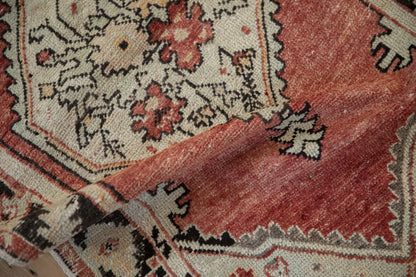 2.5x5 Vintage Distressed Oushak Rug Runner