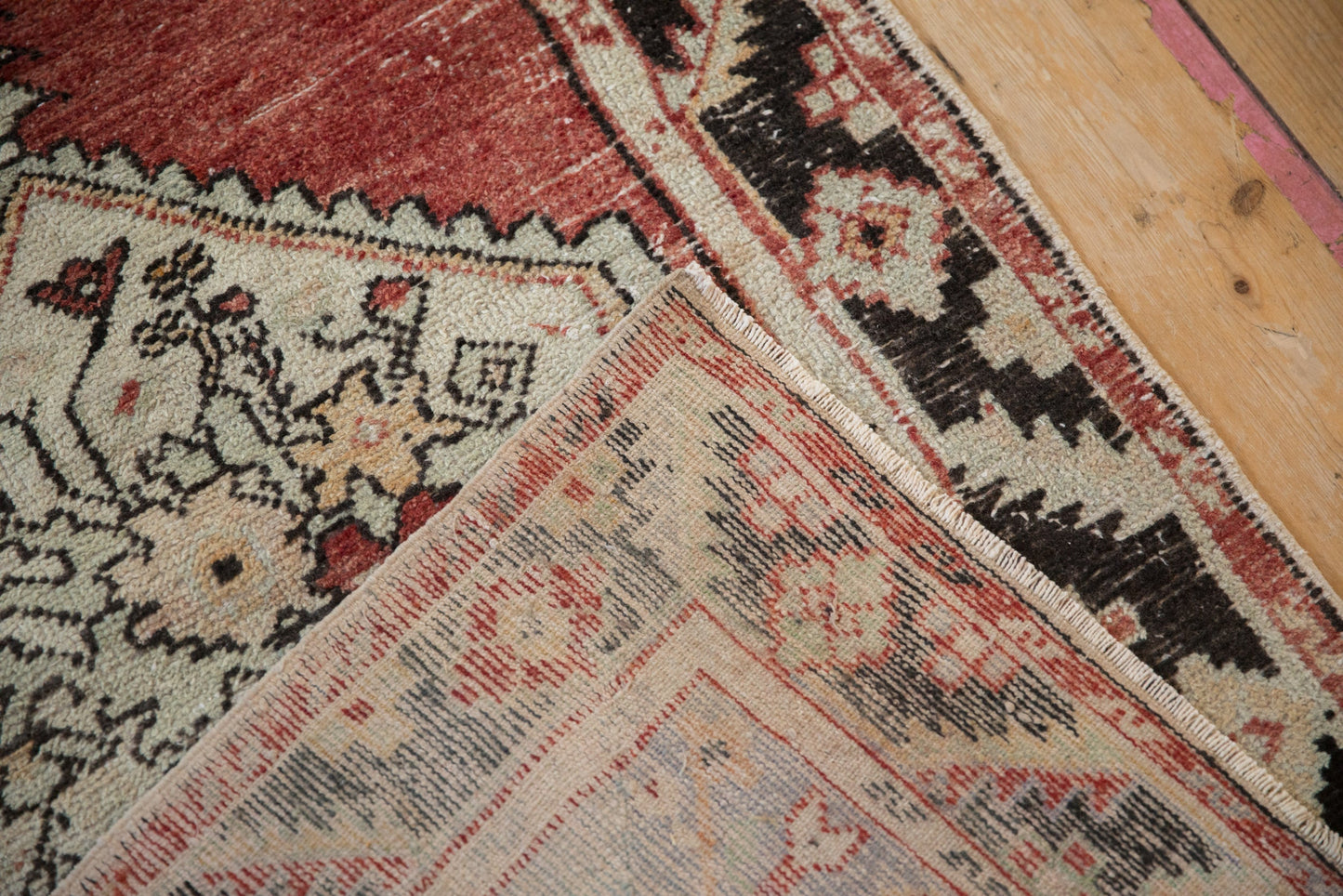 2.5x5 Vintage Distressed Oushak Rug Runner