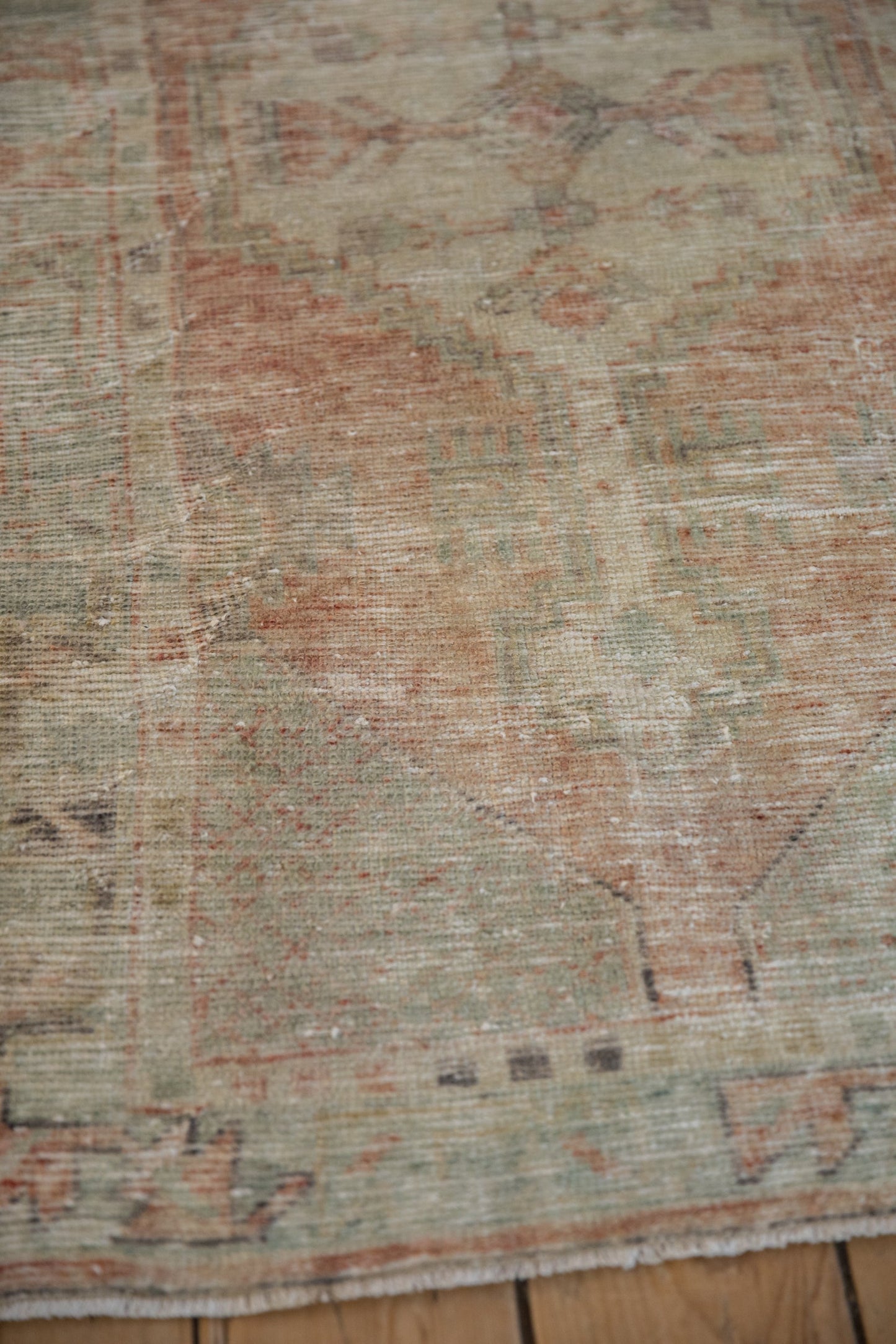2.5x5 Vintage Distressed Oushak Rug Runner