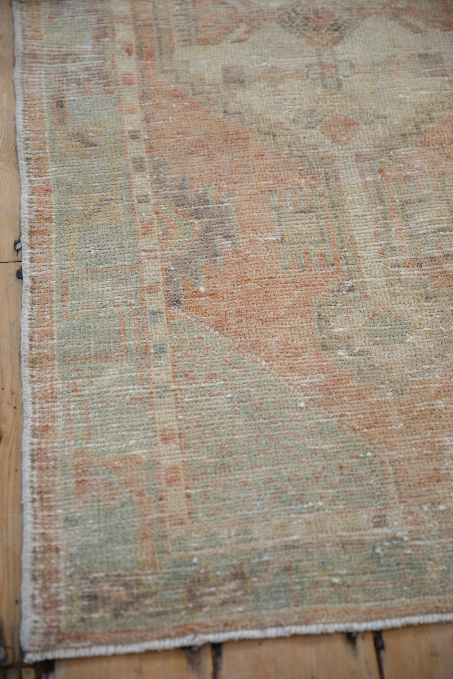 2.5x5 Vintage Distressed Oushak Rug Runner