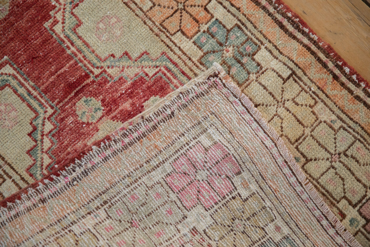 2.5x4 Vintage Distressed Oushak Rug