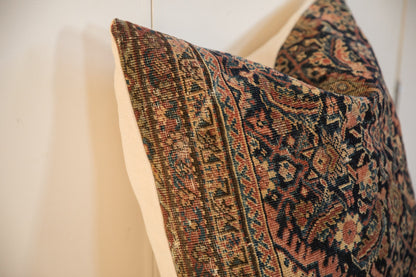 XL Vintage Rug Fragment Pillow 24x24