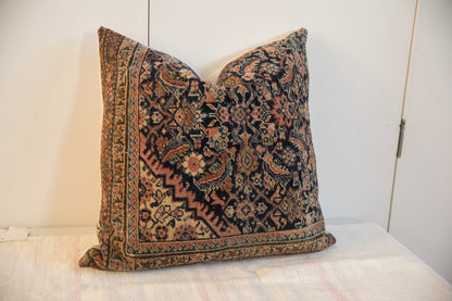 XL Vintage Rug Fragment Pillow 24x24