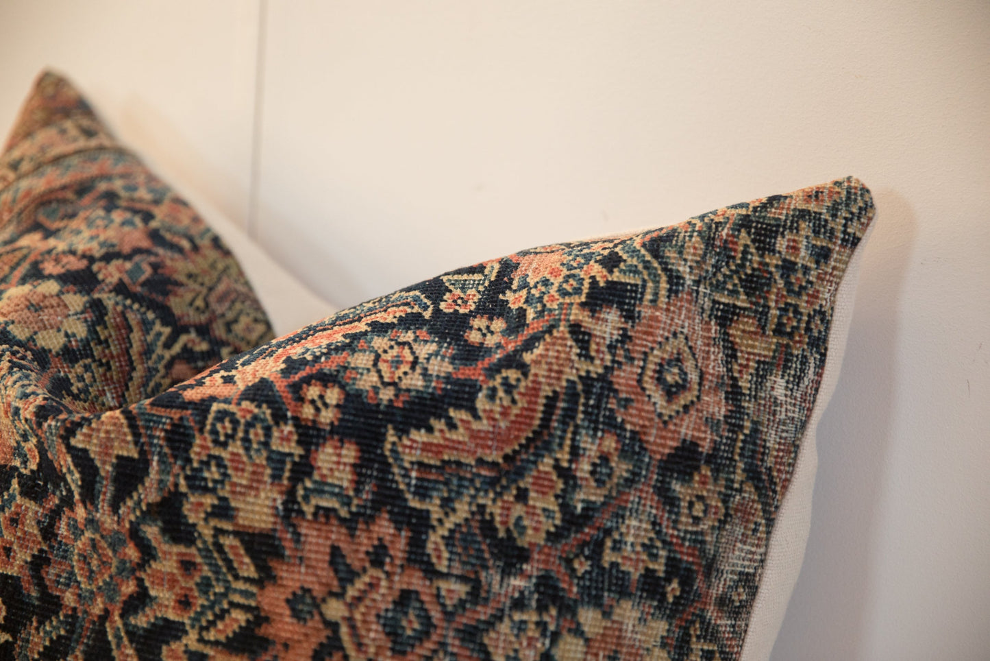 XL Vintage Rug Fragment Pillow 24x24