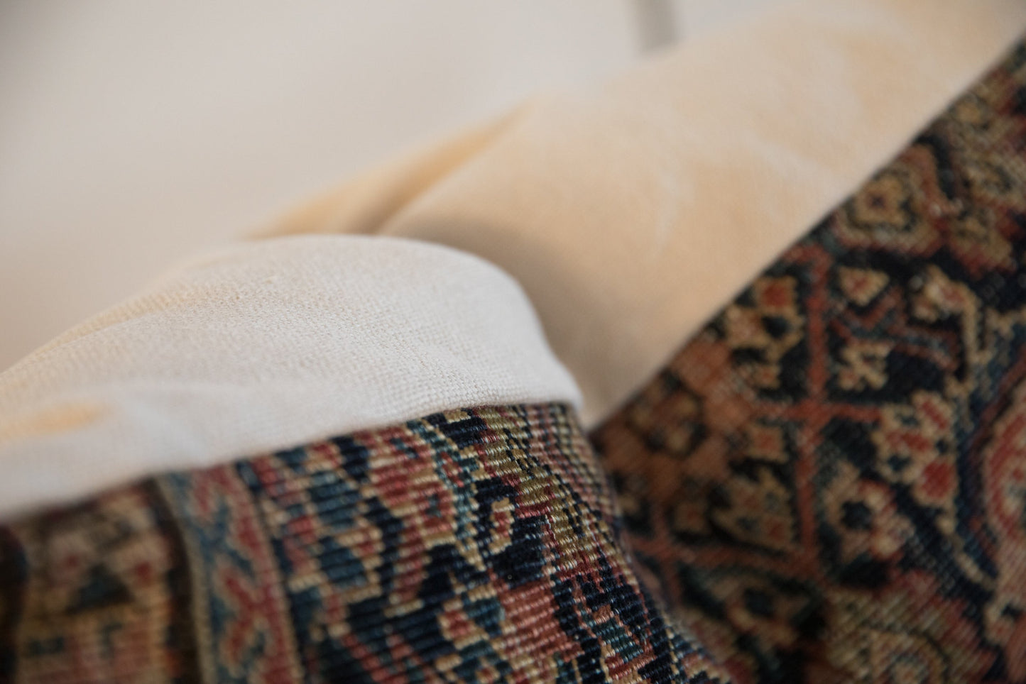 XL Vintage Rug Fragment Pillow 24x24