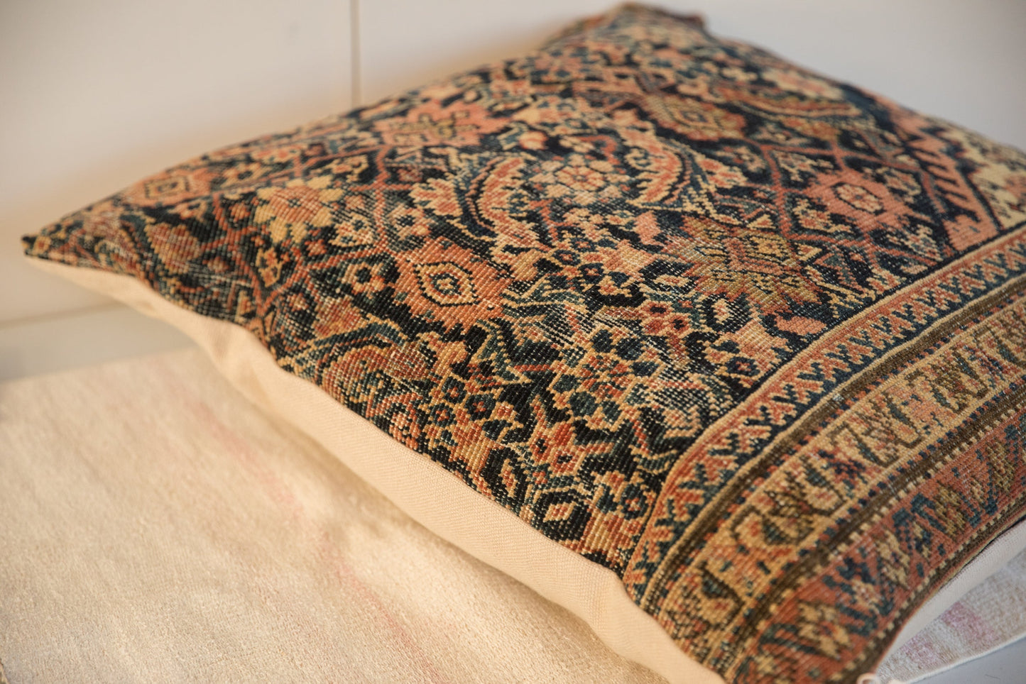 XL Vintage Rug Fragment Pillow 24x24