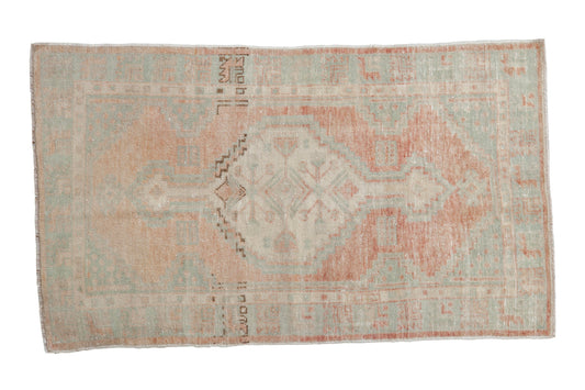 2.5x4.5 Vintage Distressed Oushak Rug