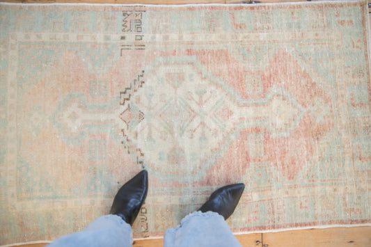 2.5x4.5 Vintage Distressed Oushak Rug
