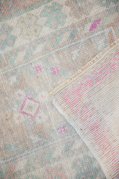 2.5x4.5 Vintage Distressed Oushak Rug