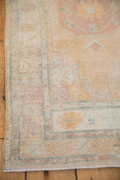 2x4 Vintage Distressed Oushak Rug Runner