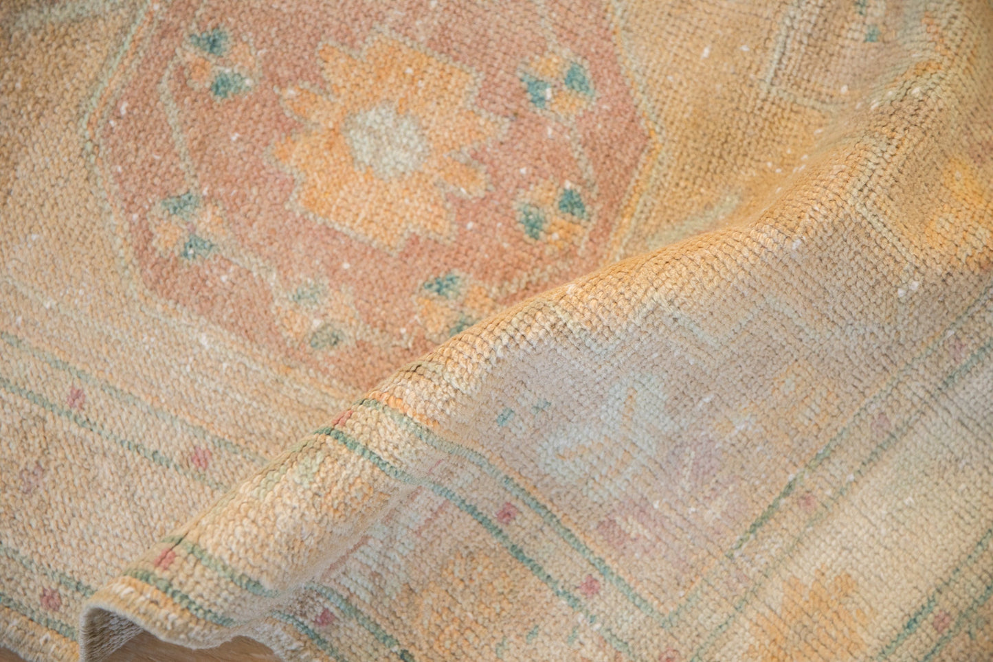 2x4 Vintage Distressed Oushak Rug Runner