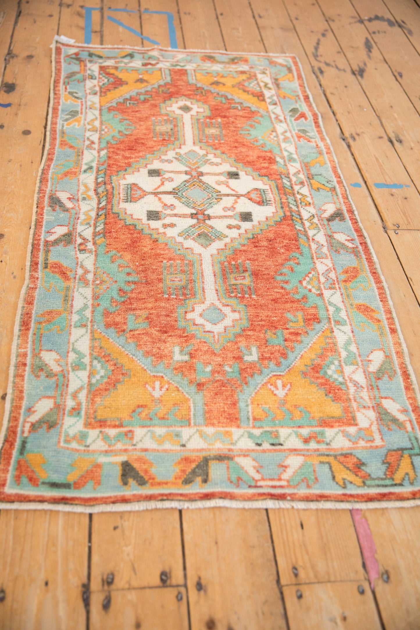 2.5x5.5 Vintage Oushak Rug Runner