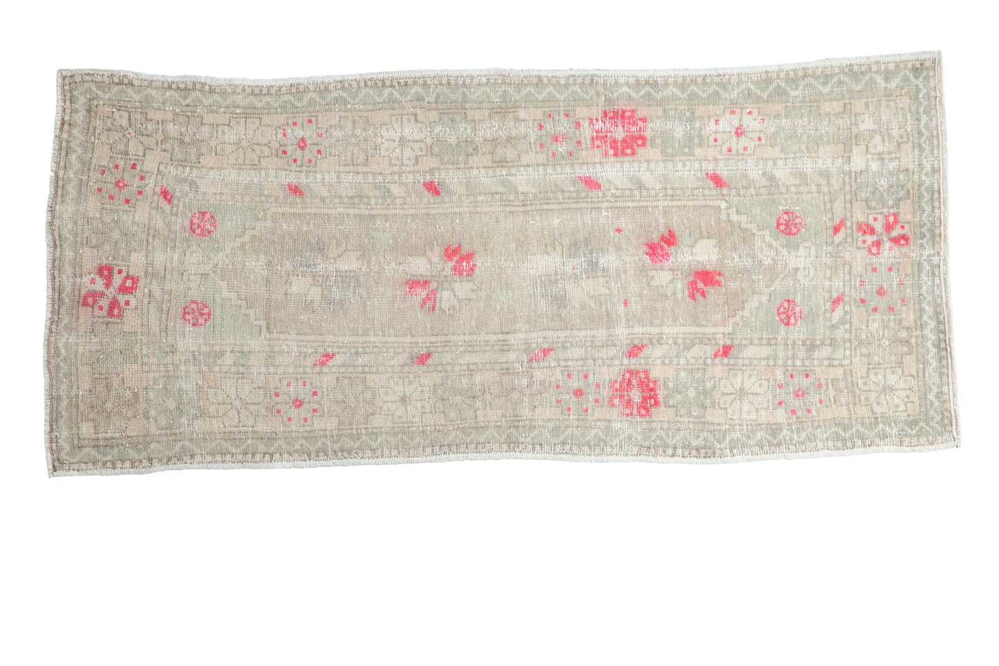 2.5x6 Vintage Distressed Oushak Rug Runner
