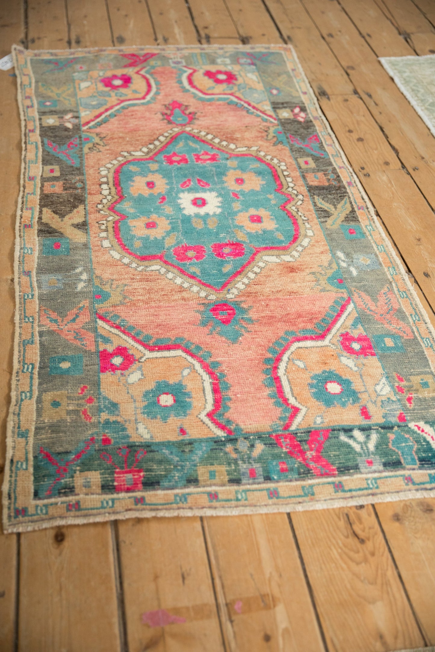 3x5.5 Vintage Distressed Oushak Rug