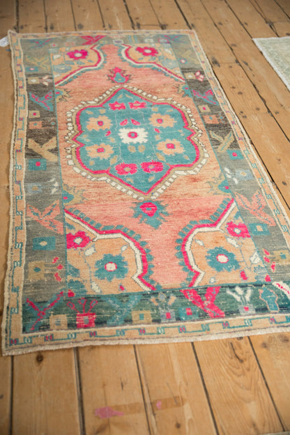3x5.5 Vintage Distressed Oushak Rug