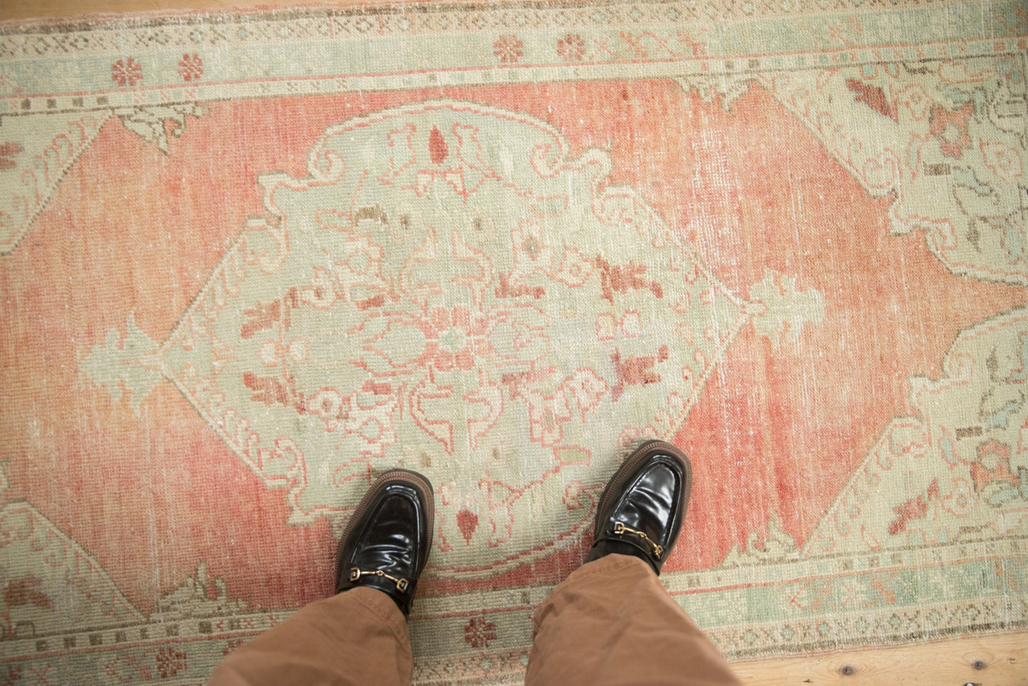 3x5.5 Vintage Distressed Oushak Rug