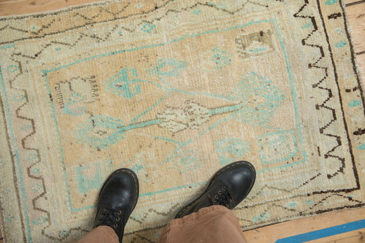 2.5x3.5 Vintage Distressed Oushak Rug