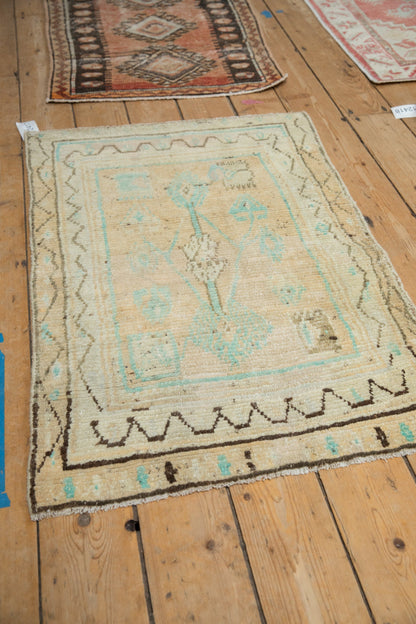 2.5x3.5 Vintage Distressed Oushak Rug