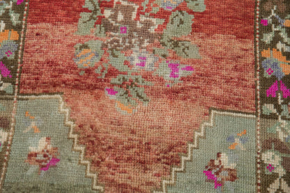 2.5x4 Vintage Distressed Oushak Rug