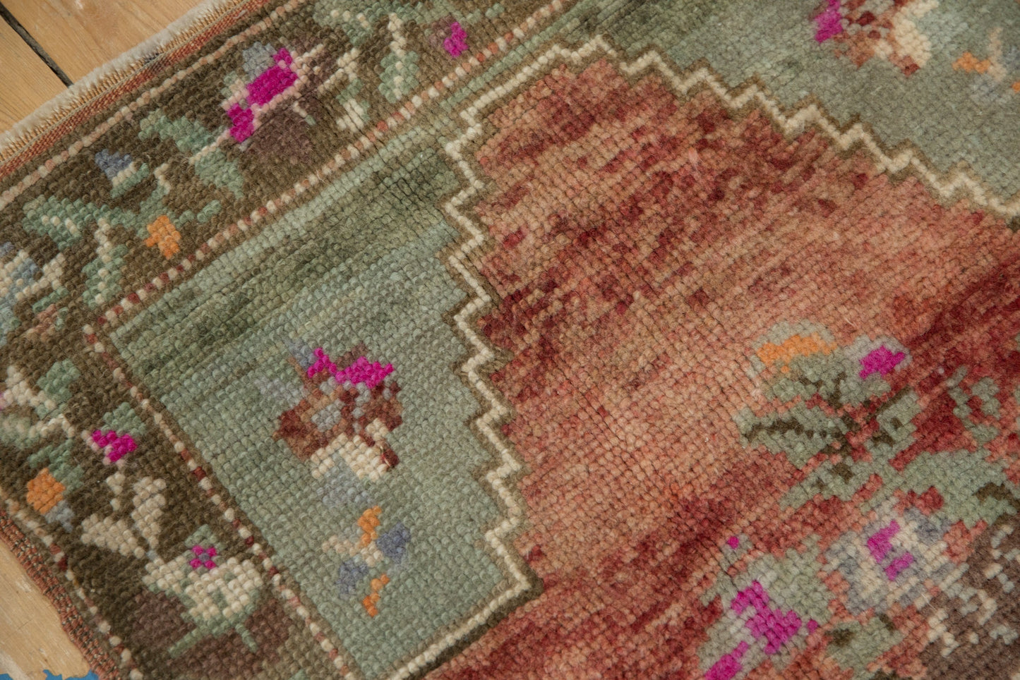 2.5x4 Vintage Distressed Oushak Rug