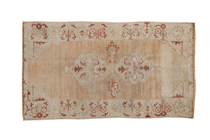 2.5x4 Vintage Distressed Oushak Rug