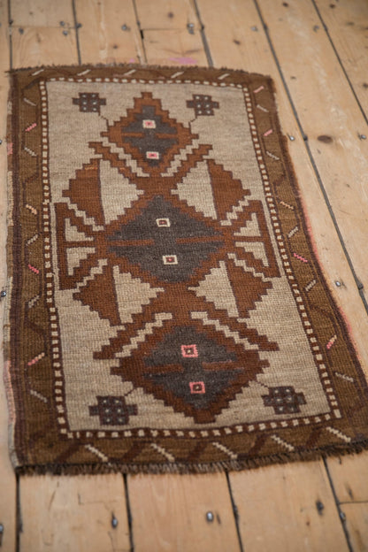 1.5x3.5 Vintage Distressed Kars Rug Mat Runner