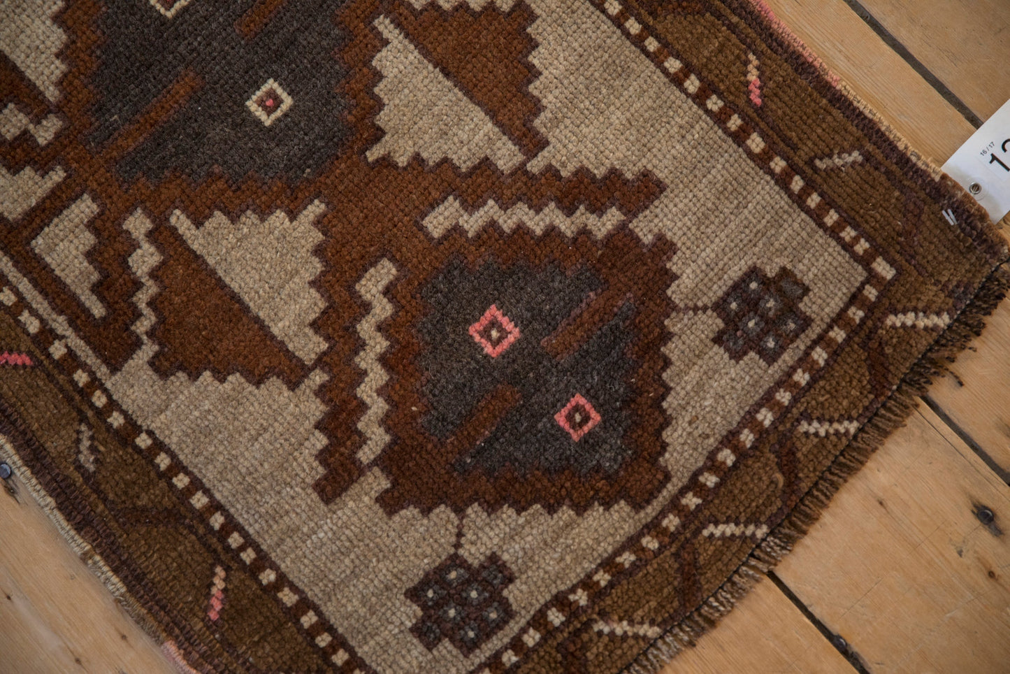 1.5x3.5 Vintage Distressed Kars Rug Mat Runner