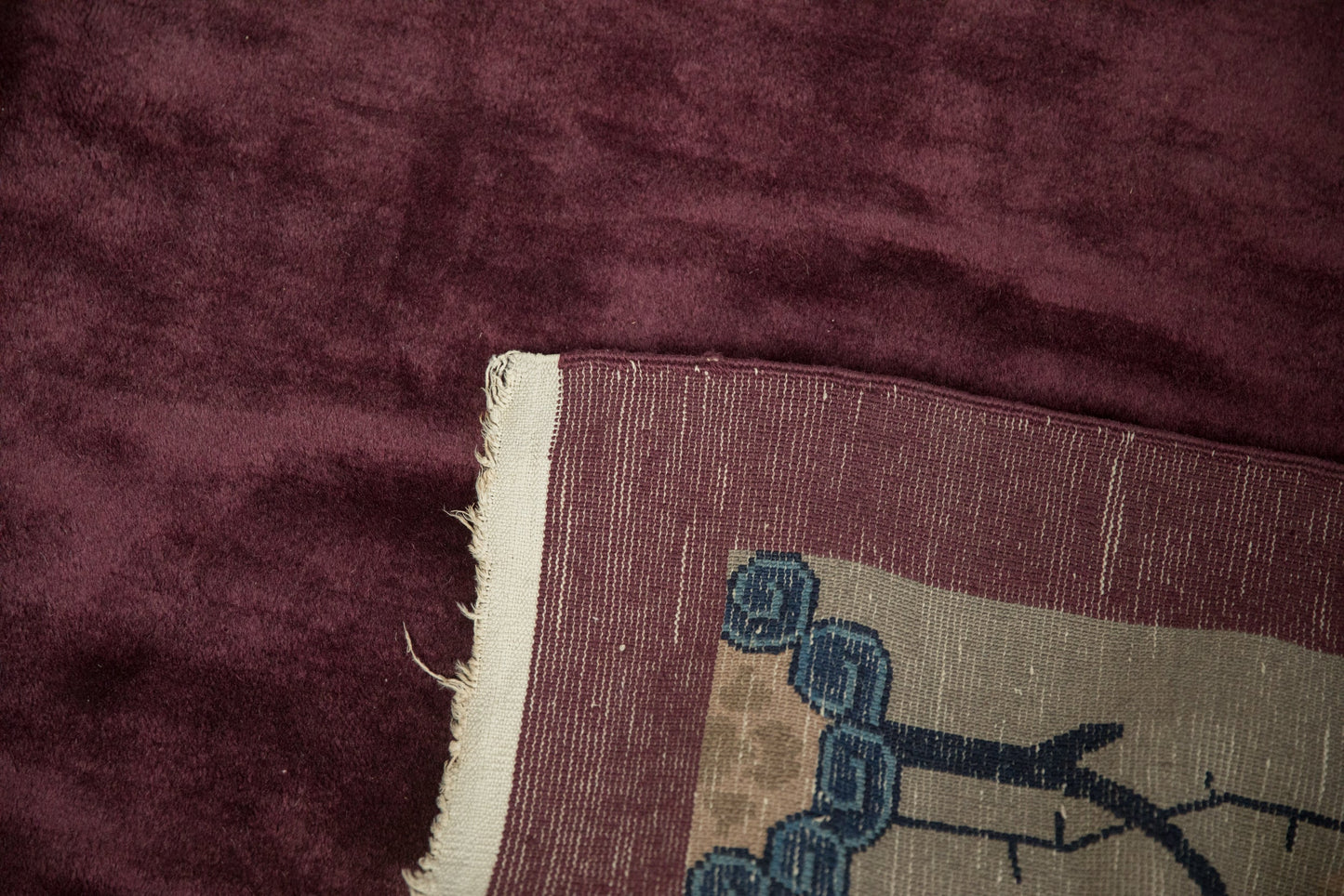 7x13.5 Antique Art Deco Carpet