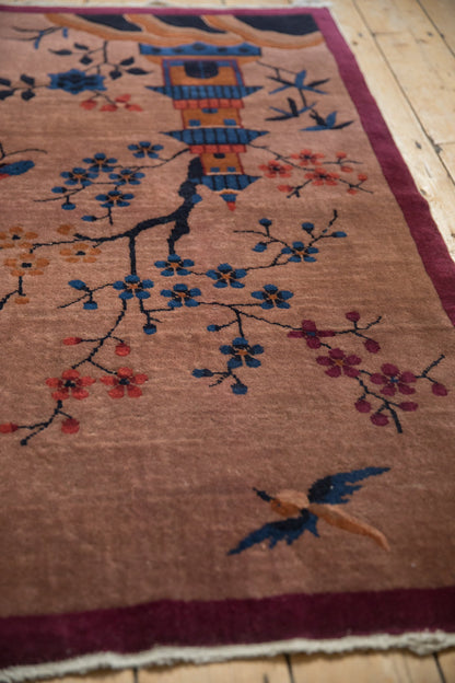 2.5x4.5 Vintage Art Deco Rug